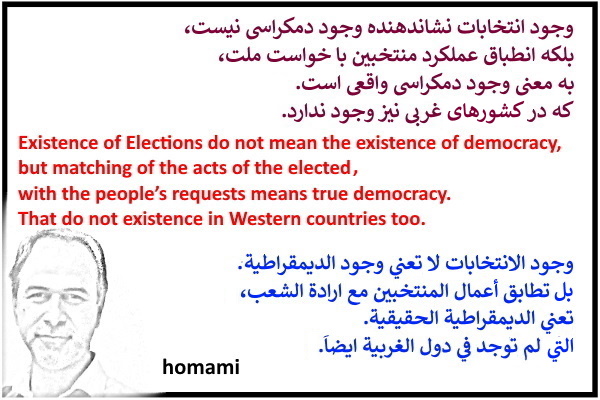 Existence of Elections do not mean the existence of real democracy!
