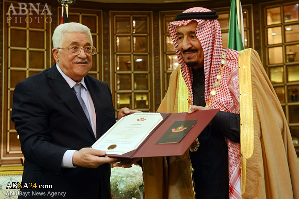 محمود عباس و تأييده كل ما يعمل ديكتاتور آل سعود، بدون خجل!