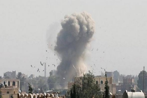 مجزرة مجلس عزاء في صنعاء بيد طائرات العدو السعودي الصهيوني – المنقذ يأتي