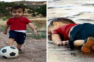 Tests of humanity by the Syrian child drowned!